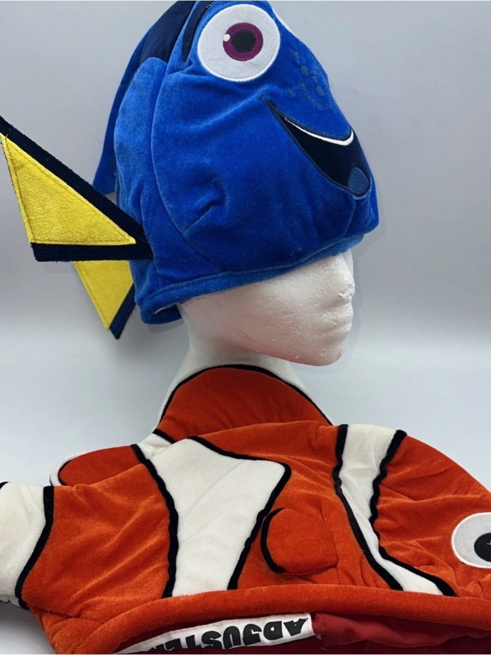New Finding Nemo & Dory Soft Hats Elope Disney Pixar Fish Costume